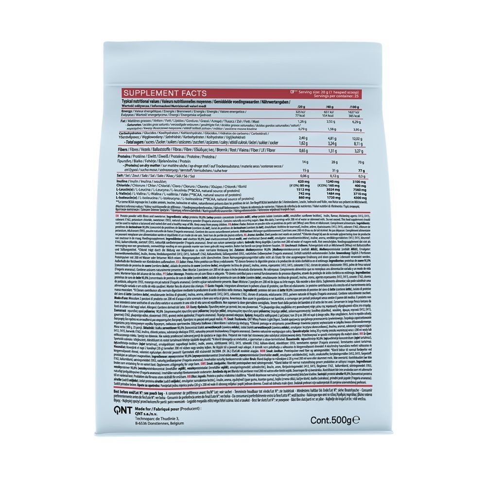 QNT - LIGHT DIGEST 500g STRAWBERRY