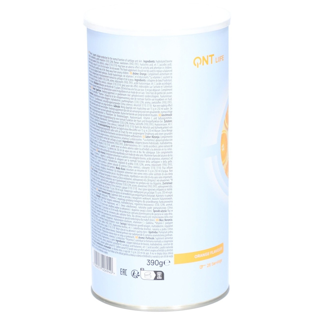 QNT - Collagen Powder 390g Orange