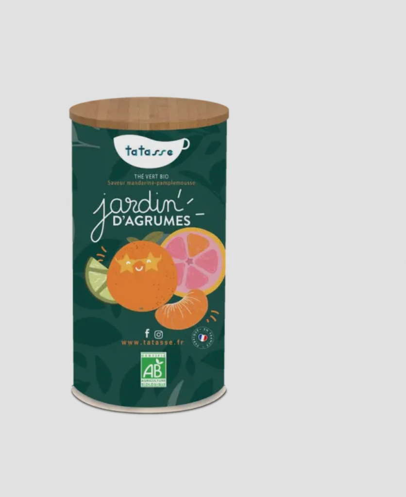 FAI - Jardin d’Agrumes - Thé vert bio saveur mandarine-pamplemouss