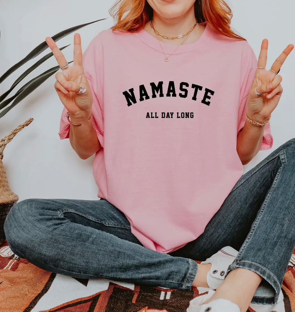 FAI - Yoga T-shirt Namaste | Blossom / M