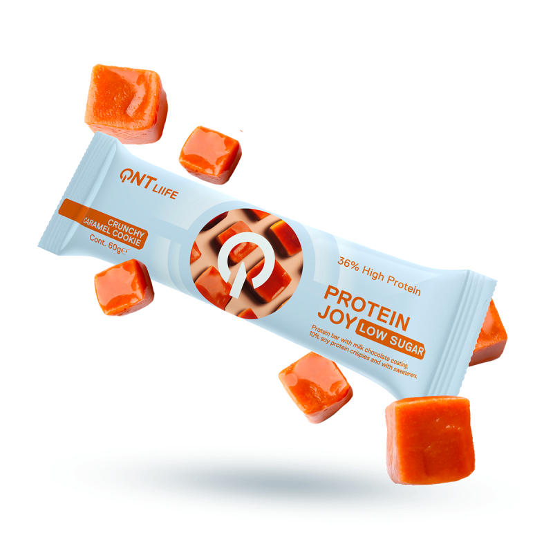 QNT - Protein Joy bar 12x60g Caramel Cookie