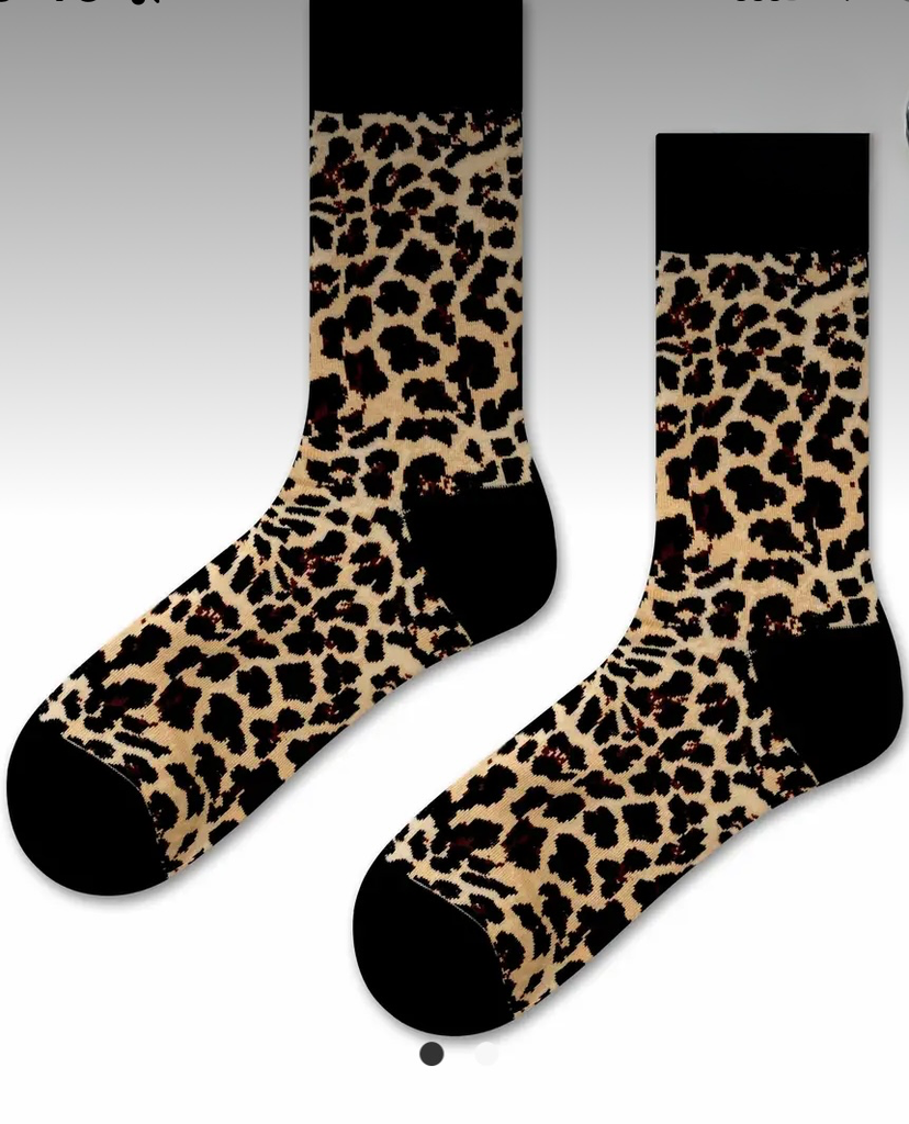 Chaussettes Léopard Classique