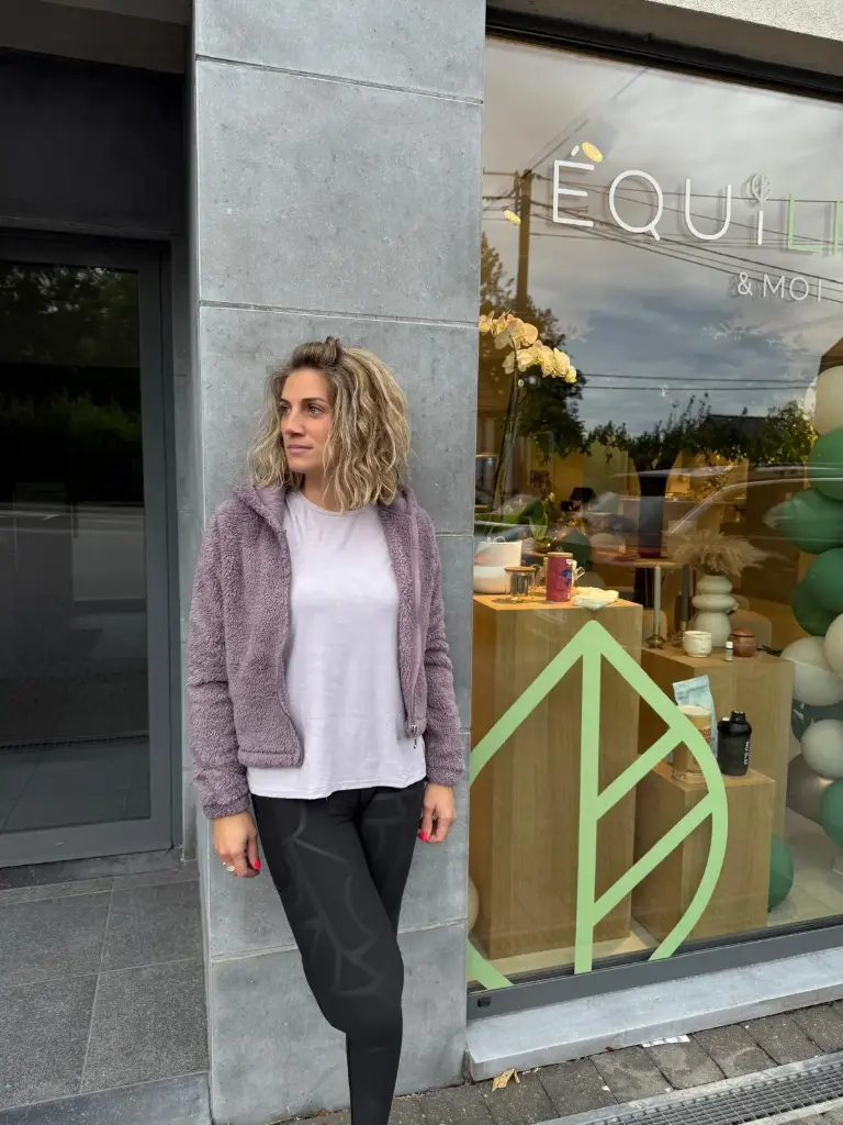 ONL - Gilet à capuche ONPCAS-FLUF mauve