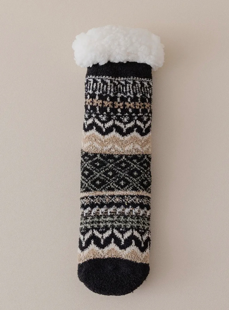 Chaussettes douillettes imprimées 