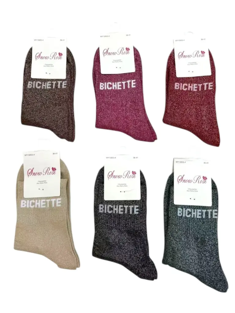 Chaussettes brillantes Bichette