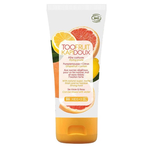 TOO-Kapidoux Pâte Coiffante Pamplemousse Citron 100gr