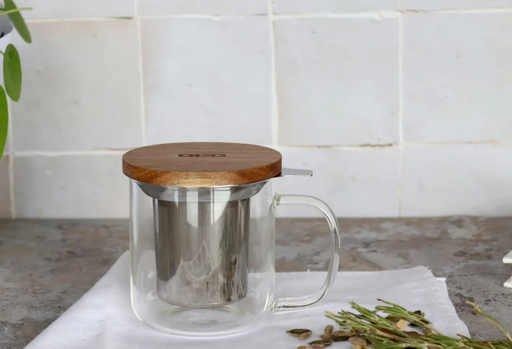 FAI - Tisanière gustave en verre borosilicate 300ml