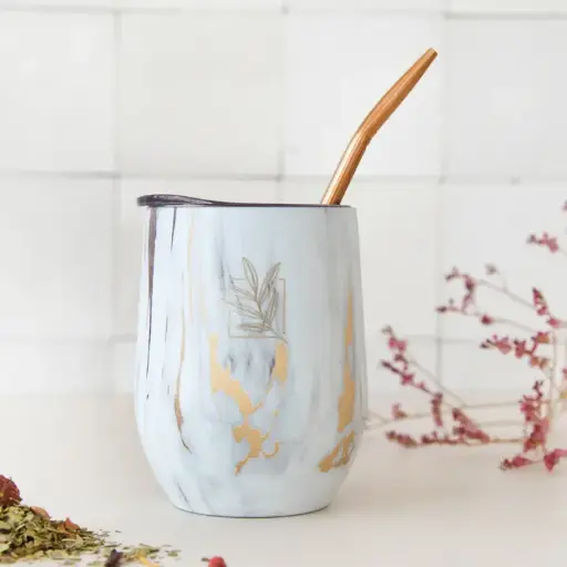 Calebasse isotherme et bombolina différentes couleurs